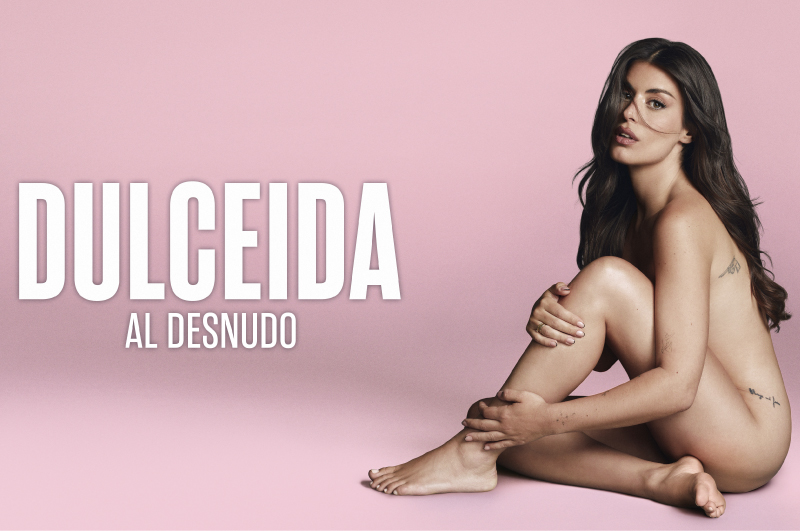 Campaña gráfica elaborada por Enri Mür Studio para el lanzamiento del documental de Dulceida, al desnudo en la plataforma Prime Video.