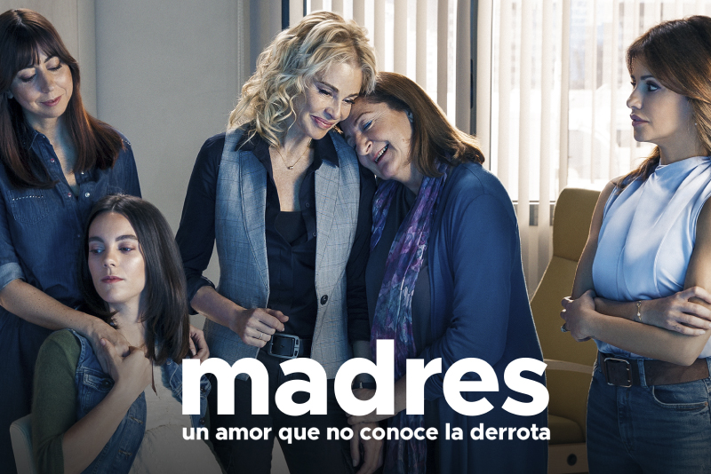 Campaña gráfica elaborada por Richard Ramos y Cristina López junto a Enri Mür Studio para la serie "Madres" de Prime Video.