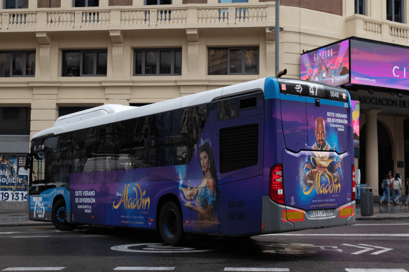 Campaña elaborada por Enri Mür Studio, junto a Cristina López y Willy Rodriguez para Aladdin,el musical producido por Stage Entertainment