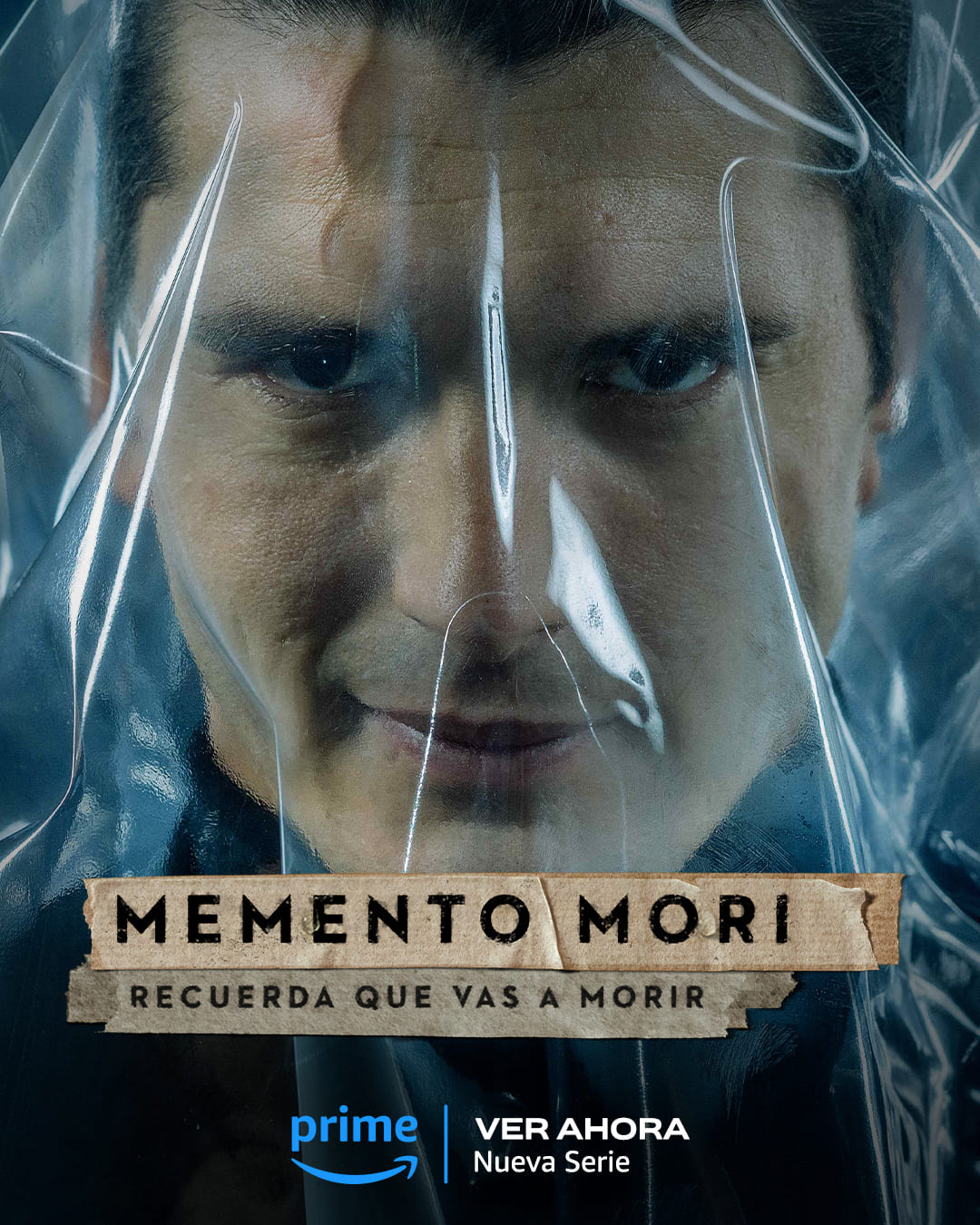 Carteles elaborados por Enri Mür Studio para el estreno oficial de la serie Memento Mori, de Prime Video, protagonizada por Yon González