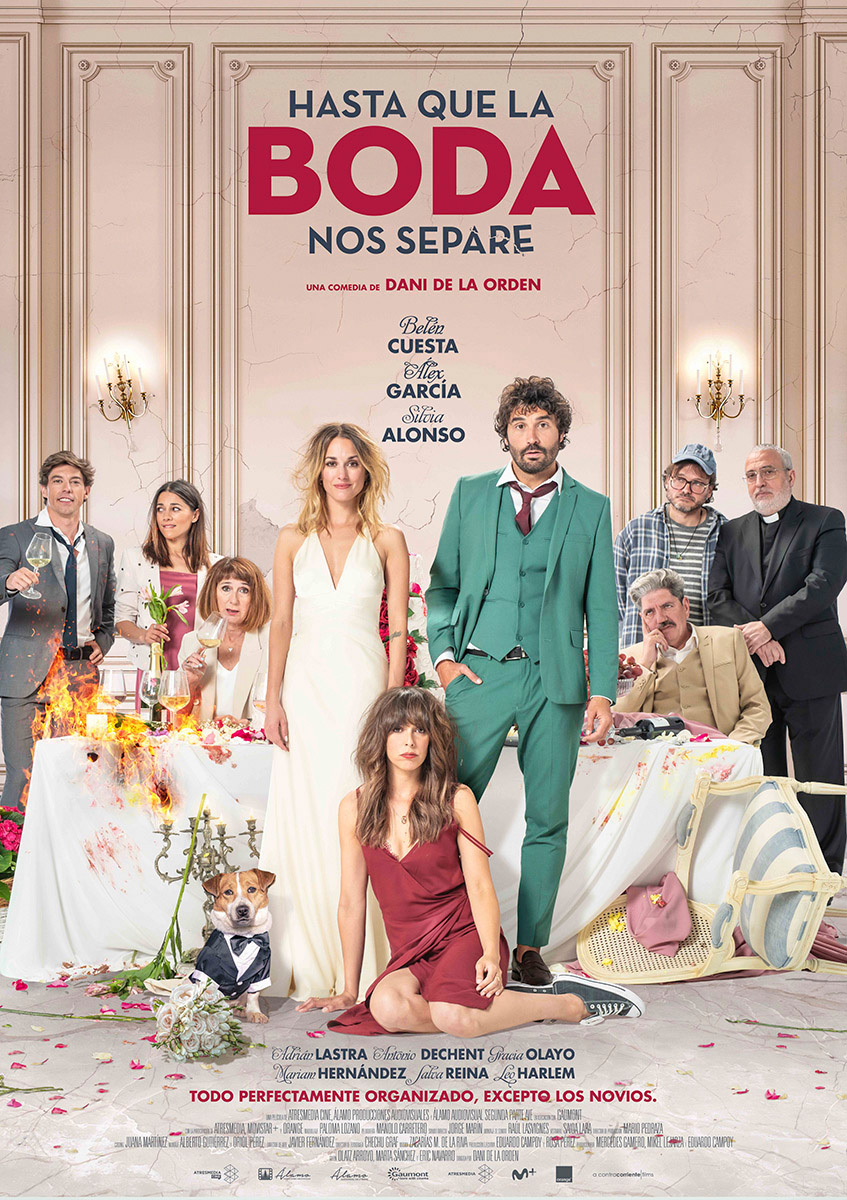 Cartel elaborado por José Haro para la película "Hasta que la boda nos separe" dirigida por Dani de la Orden.