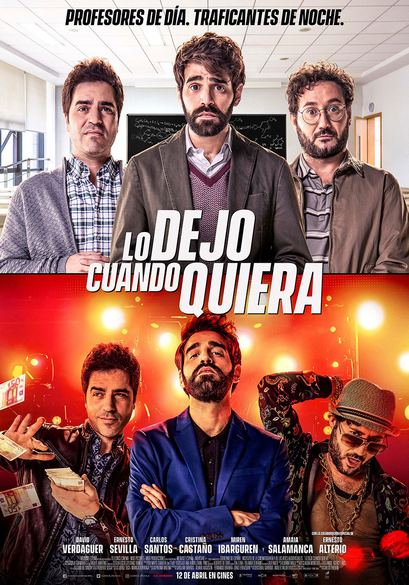 Keyart y character portraits elaborados por José Haro para el lanzamiento de la película "Lo dejo cuando quiera".
