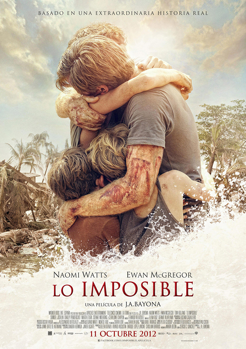 Keyart y character portraits elaborados por José Haro para la película "Lo imposible" dirigida por Juan Antonio Bayona.