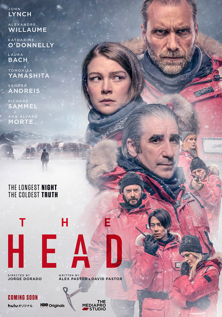 Cartel principal y character portraits elaborados por José Haro para la serie "The Head" emitida en HBO.