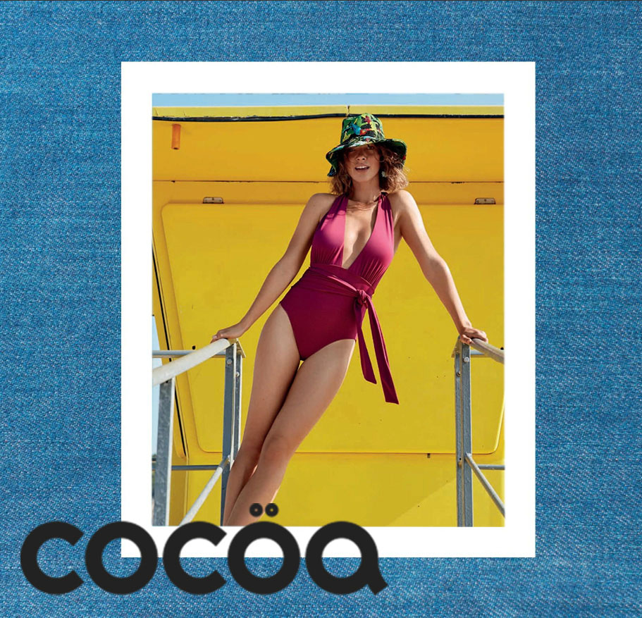 Campaña publicitaria realizada por la fotógrafa Alicia Aguilera junto a Enri Mür Studio para la marca Cocoa beachwear.